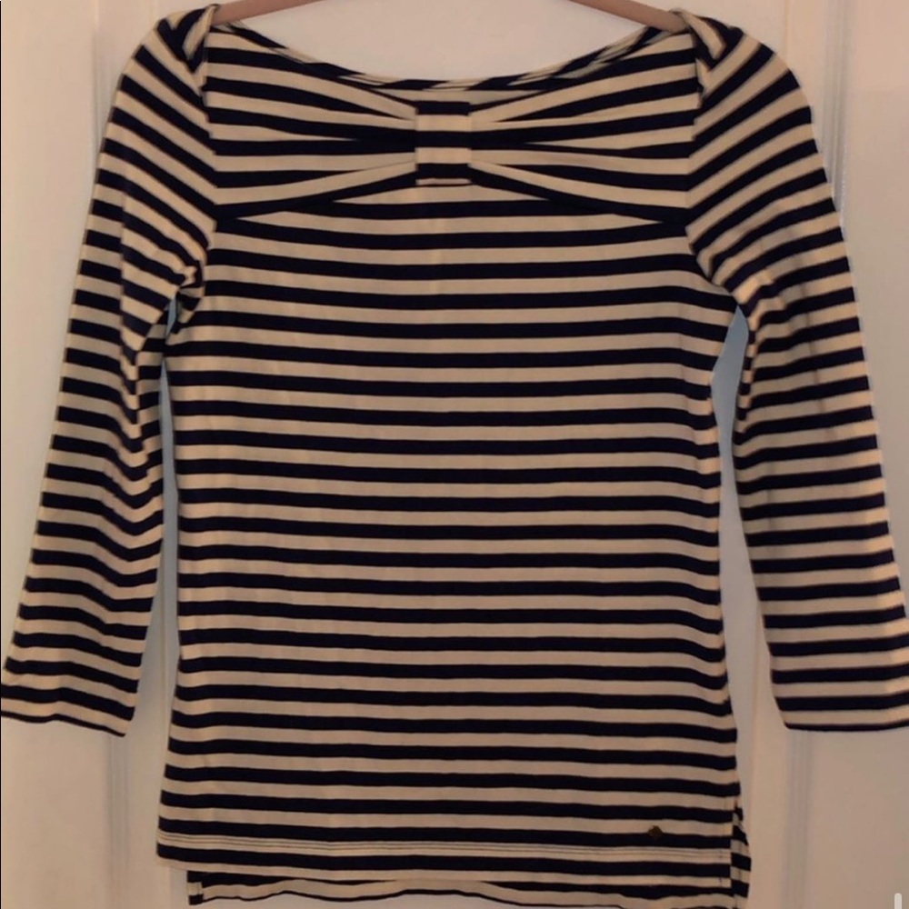 Kate Spade Stripped  Shirt with bow